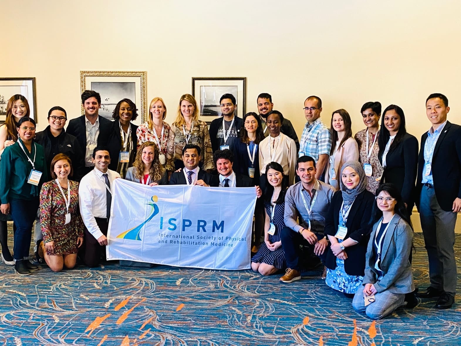 Panel discussion organized by ISPRM-WYF in association with RFC of AAP in ISPRM World Congress, Orlando 2020 WYF group picture, ISPRM2020